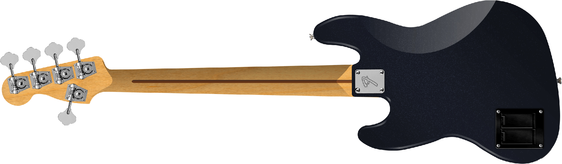 Fender Jazz Bass Active V Player Ii Modified Mex 5c Mn - Dusk - Basse Électrique Solid Body - Variation 1