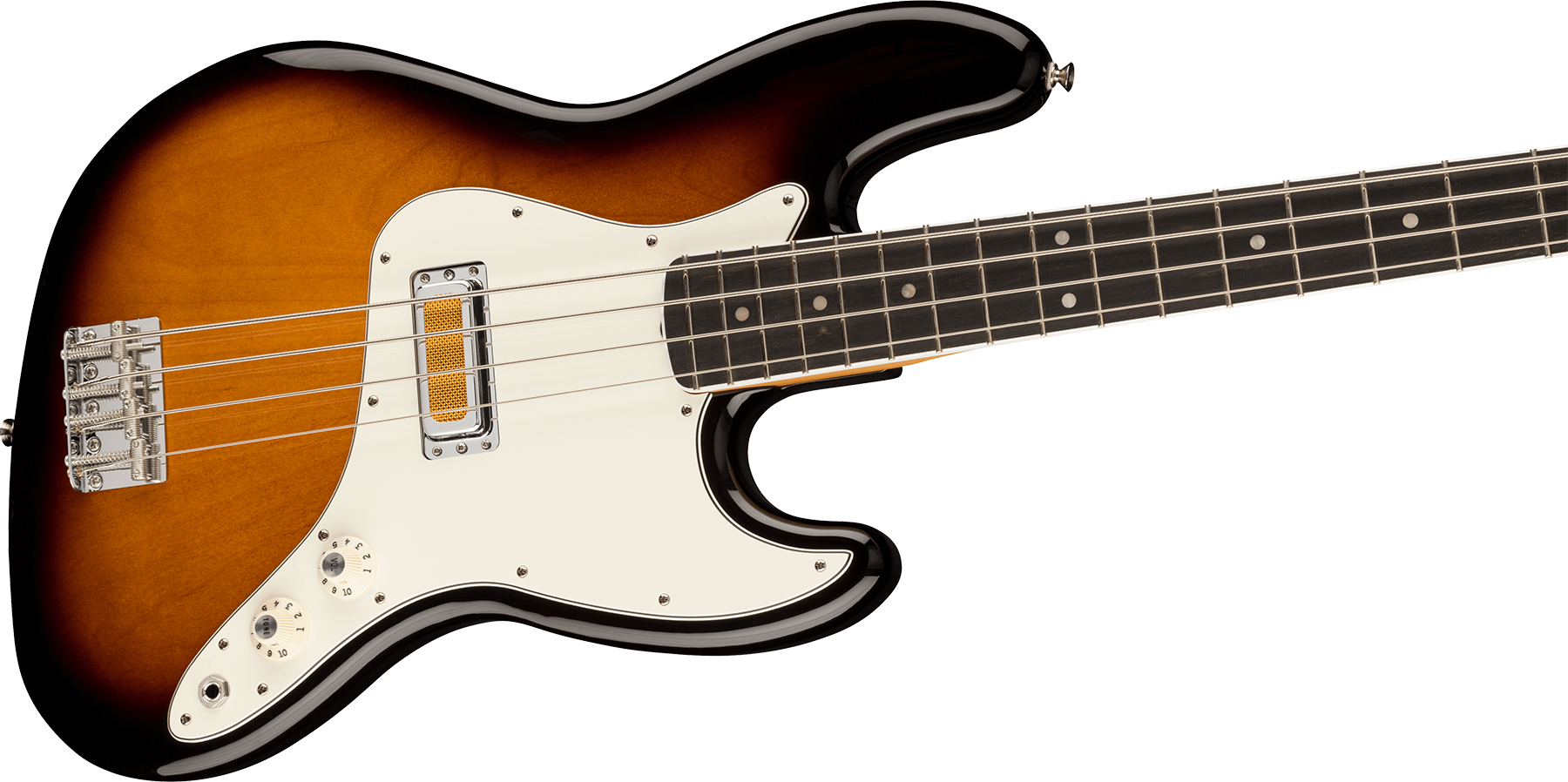 Fender Jazz Bass Gold Foil Ltd Mex Eb - 2-color Sunburst - Basse Électrique Solid Body - Variation 2