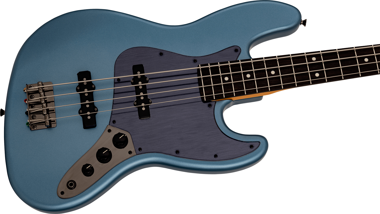 Fender Jazz Bass Hybrid Ii Mij Ltd Jap Rw - Matte Aero Blue - Basse Électrique Solid Body - Variation 2