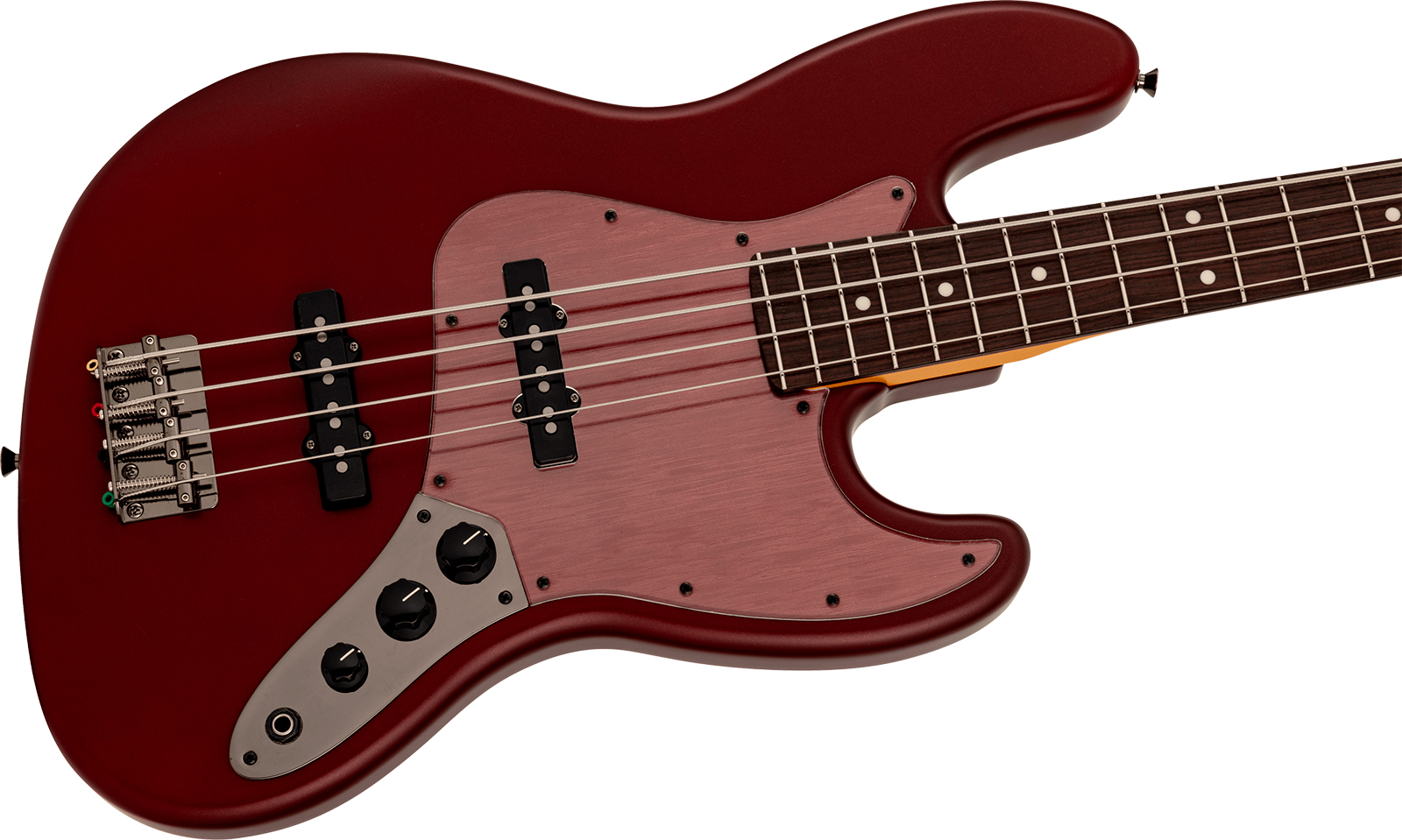 Fender Jazz Bass Hybrid Ii Mij Ltd Jap Rw - Matte Inferno Red - Basse Électrique Solid Body - Variation 2