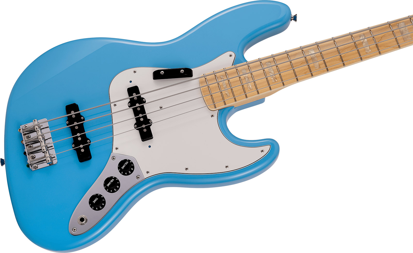 Fender Jazz Bass International Color Ltd Jap Mn - Maui Blue - Basse Électrique Solid Body - Variation 2