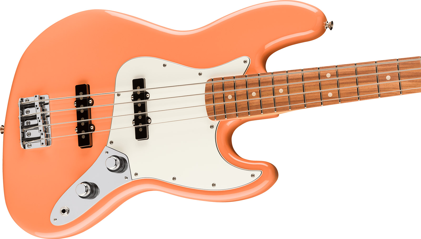 Fender Jazz Bass Player Mex Ltd Pf - Pacific Peach - Basse Électrique Solid Body - Variation 2