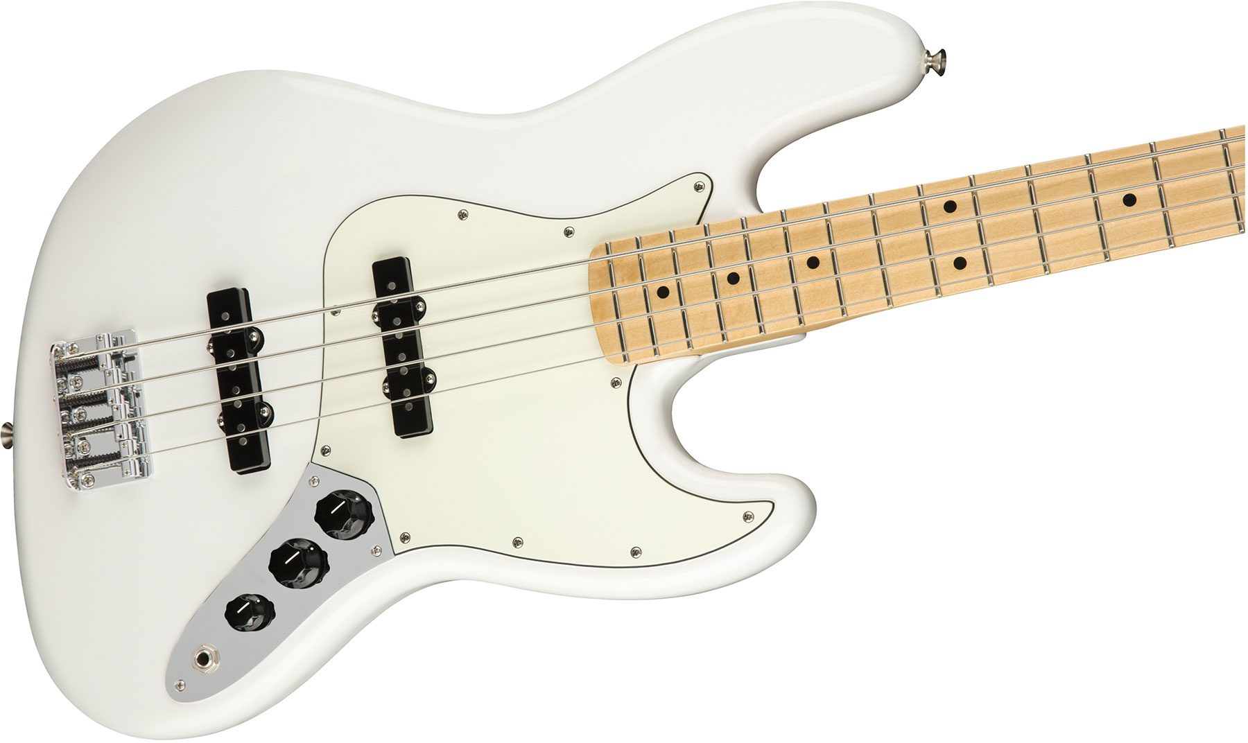 Fender Jazz Bass Player Mex Mn - Polar White - Basse Électrique Solid Body - Variation 2