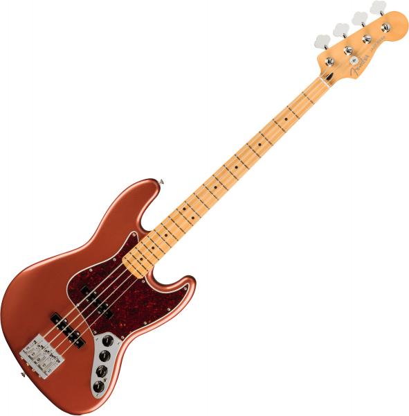 Basse électrique solid body Fender Player Plus Jazz Bass (MEX, MN) - Aged Candy Apple Red