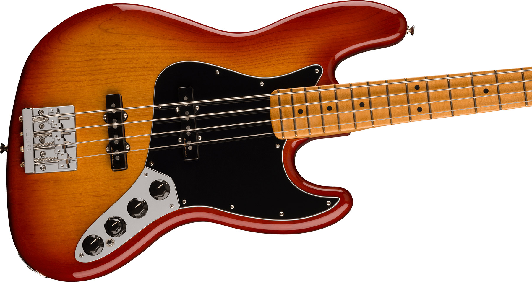 Fender Jazz Bass Player Plus 2023 Mex Active Mn - Sienna Sunburst - Basse Électrique Solid Body - Variation 2