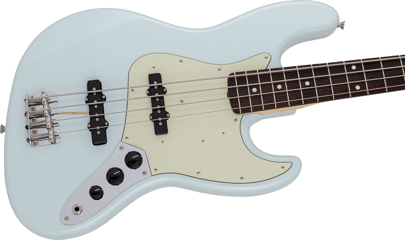 Fender Jazz Bass Traditional 60s Jap 2s Trem Rw - Sonic Blue - Basse Électrique Solid Body - Variation 2