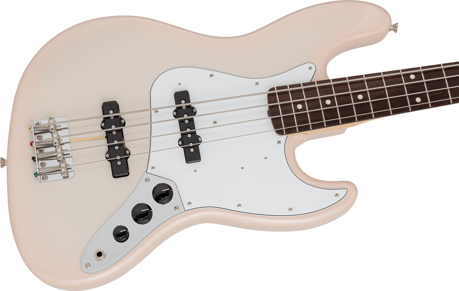 Fender Jazz Bass Traditional 60s Jap 2s Trem Rw - Stardust Pink - Basse Électrique Solid Body - Variation 2