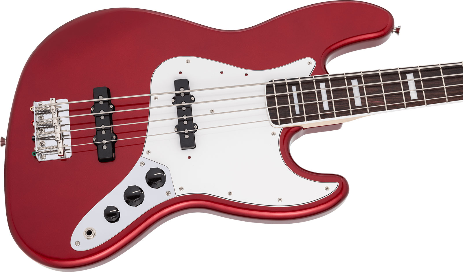 Fender Jazz Bass Traditional 70s Jap 2s Trem Rw - Candy Apple Red - Basse Électrique Solid Body - Variation 2