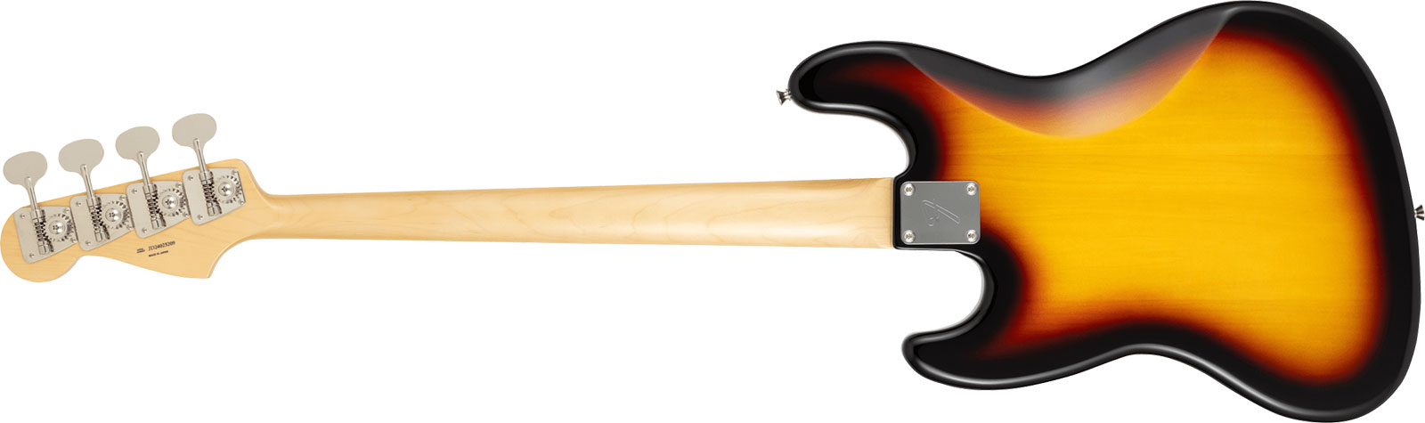 Fender Jazz Bass Traditional Late 60s Jap 2s Trem Rw - 3-color Sunburst - Basse Électrique Solid Body - Variation 1
