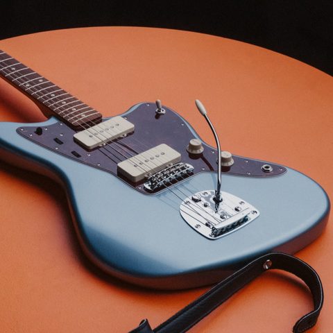 Fender Jazzmaster 60s Vintera Vintage Mex Pf - Ice Blue Metallic - Guitare Électrique RÉtro Rock - Variation 5