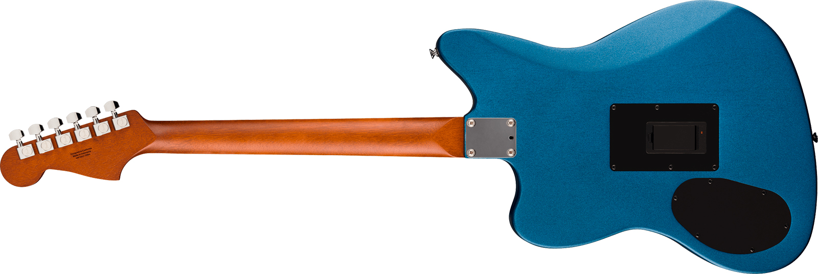 Fender Jazzmaster Acoustasonic Standard Ind Epicea Acajou Rw - Lake Placid Blue - Guitare Folk - Variation 1