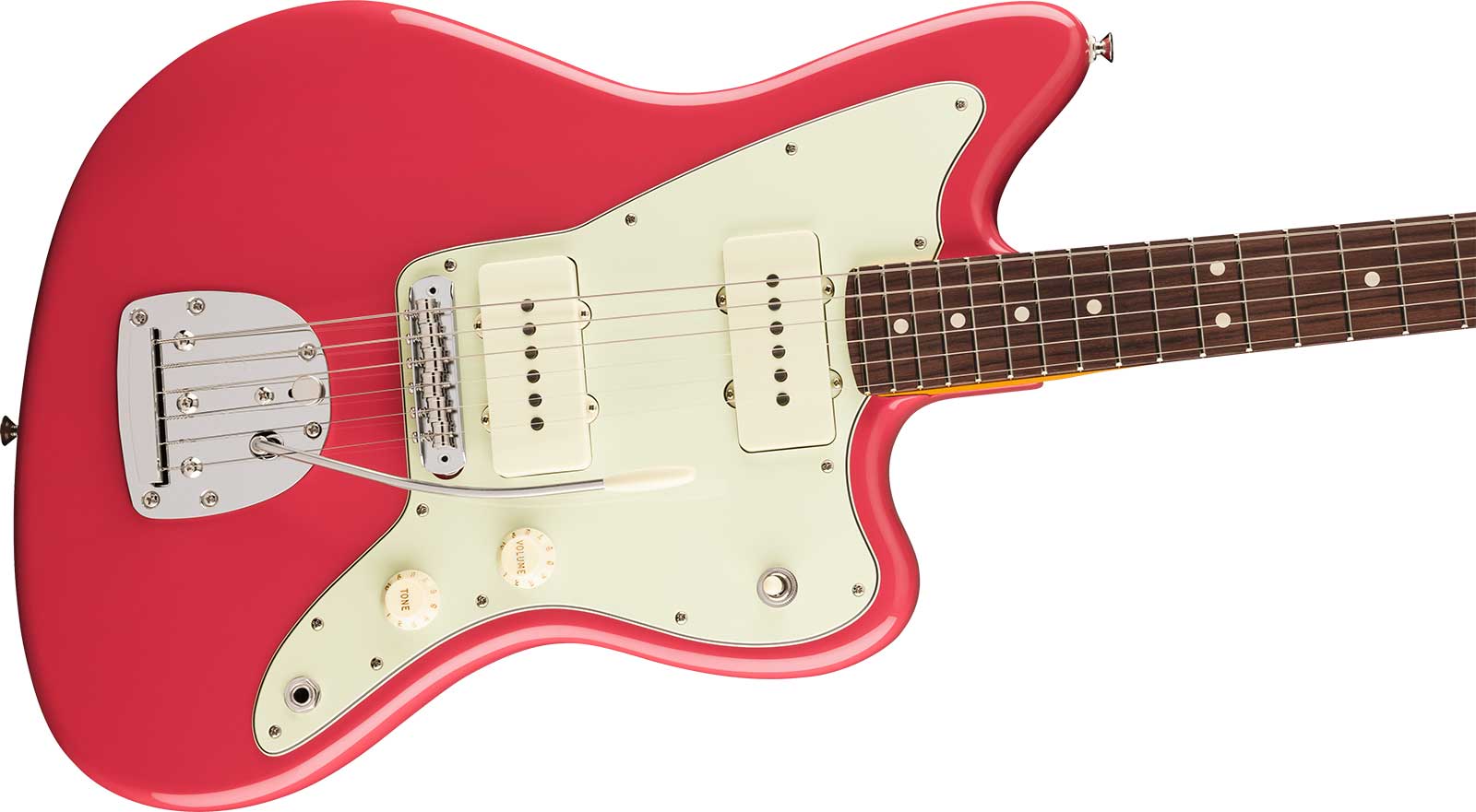 Fender Jazzmaster Classic American Pro Usa 2s Trem Rw - Faded Dakota Red - Guitare Électrique RÉtro Rock - Variation 2