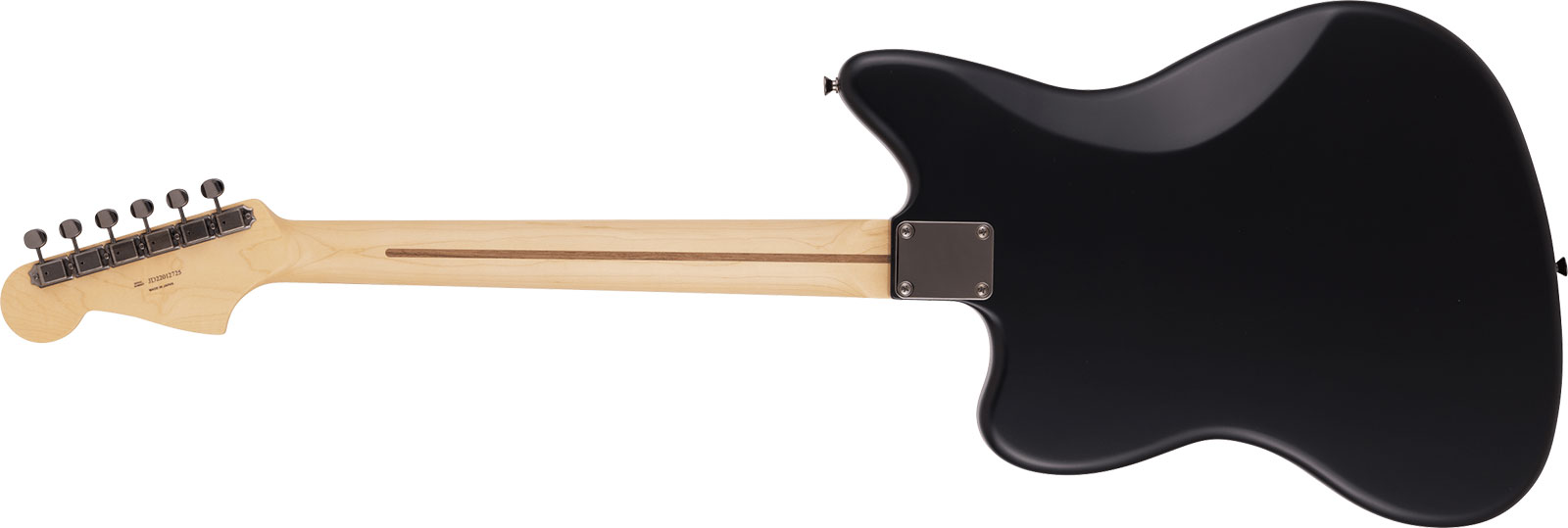 Fender Jazzmaster Hybrid Ii Jap 2s Trem Rw - Satin Black - Guitare Électrique RÉtro Rock - Variation 1