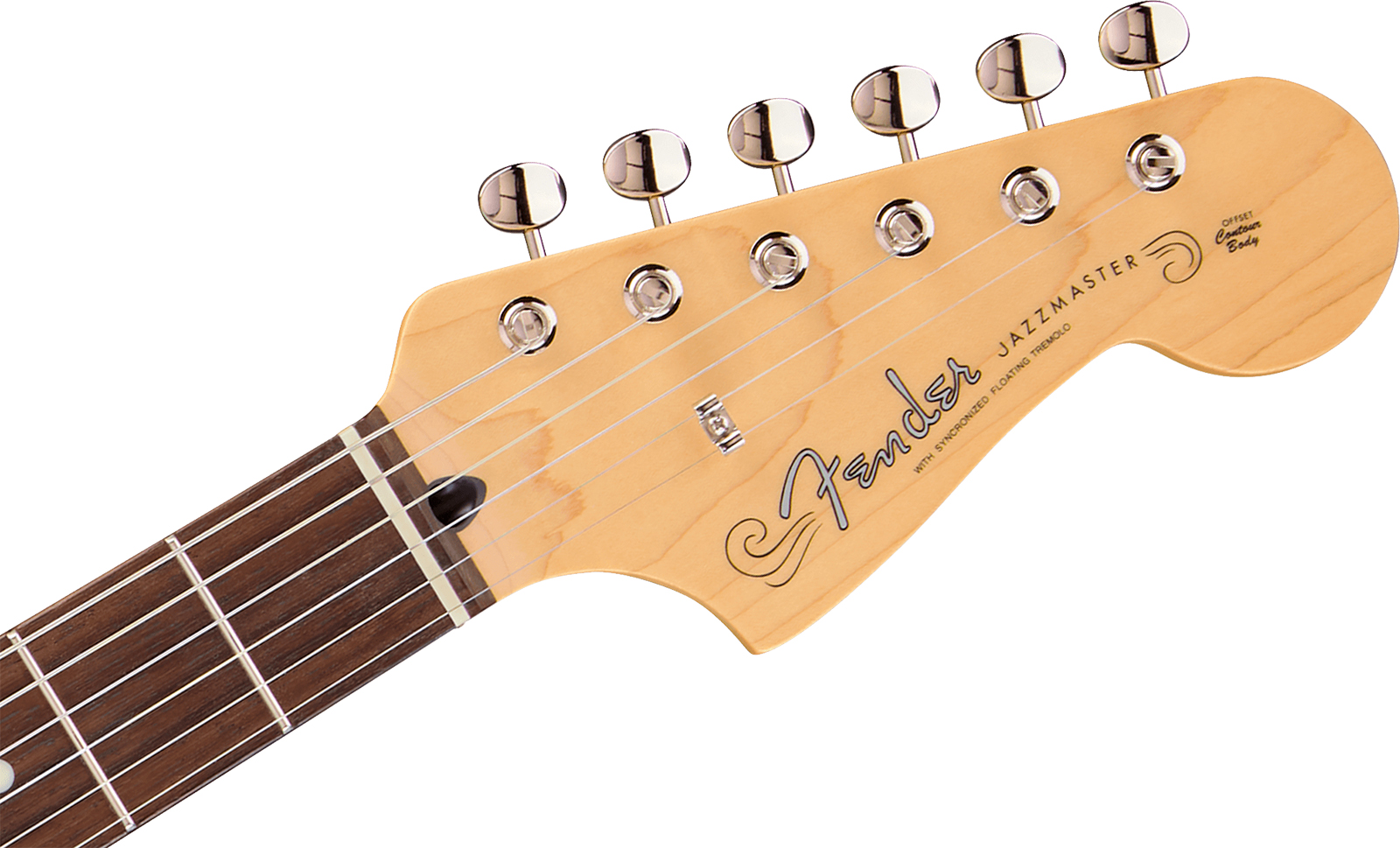 Fender Jazzmaster Hybrid Ii Mij Ltd Jap 2s Trem Rw - Daphne Blue - Guitare Électrique RÉtro Rock - Variation 2
