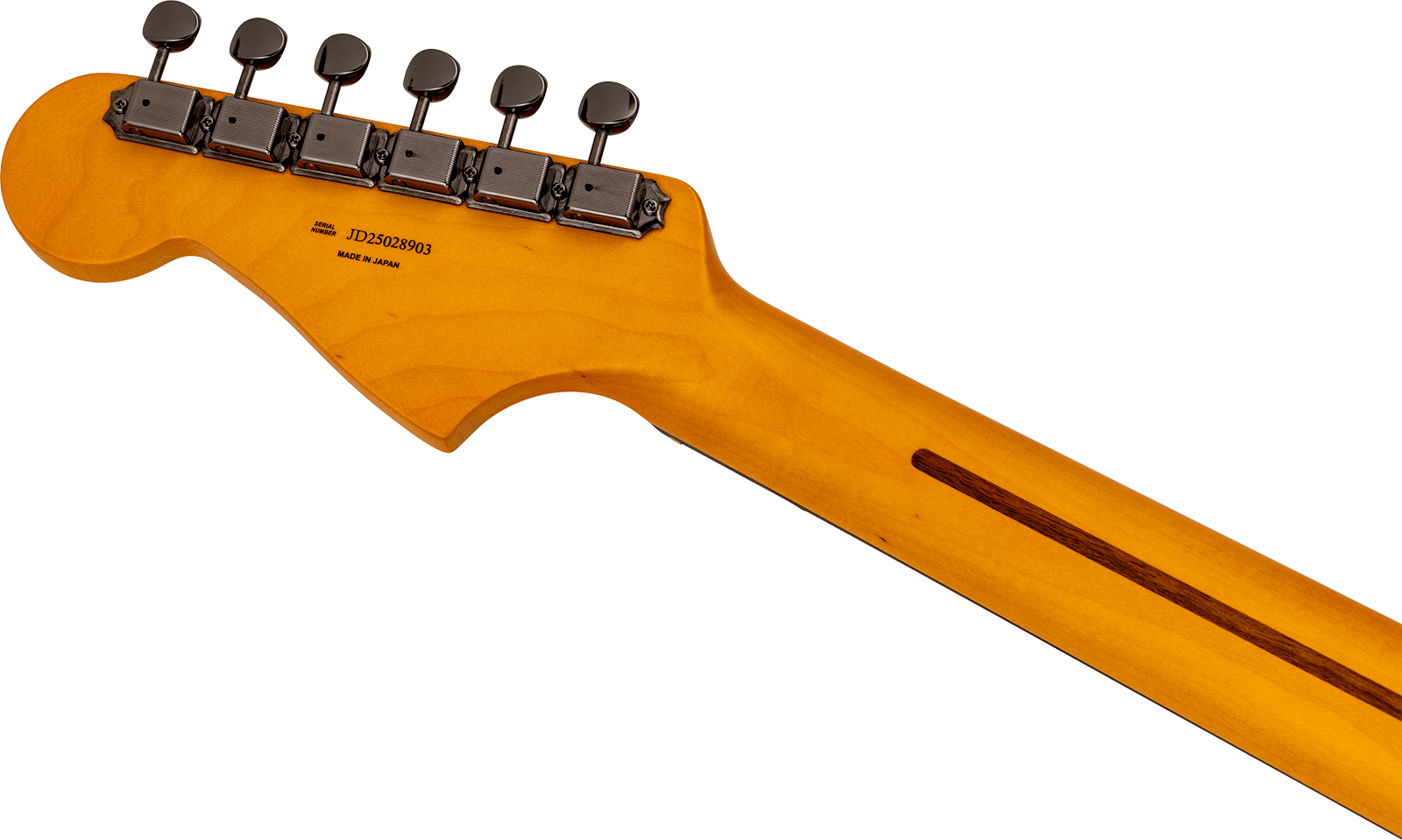 Fender Jazzmaster Hybrid Ii Mij Ltd Jap 2s Trem Rw - Matte Phantom Black - Guitare Électrique RÉtro Rock - Variation 3