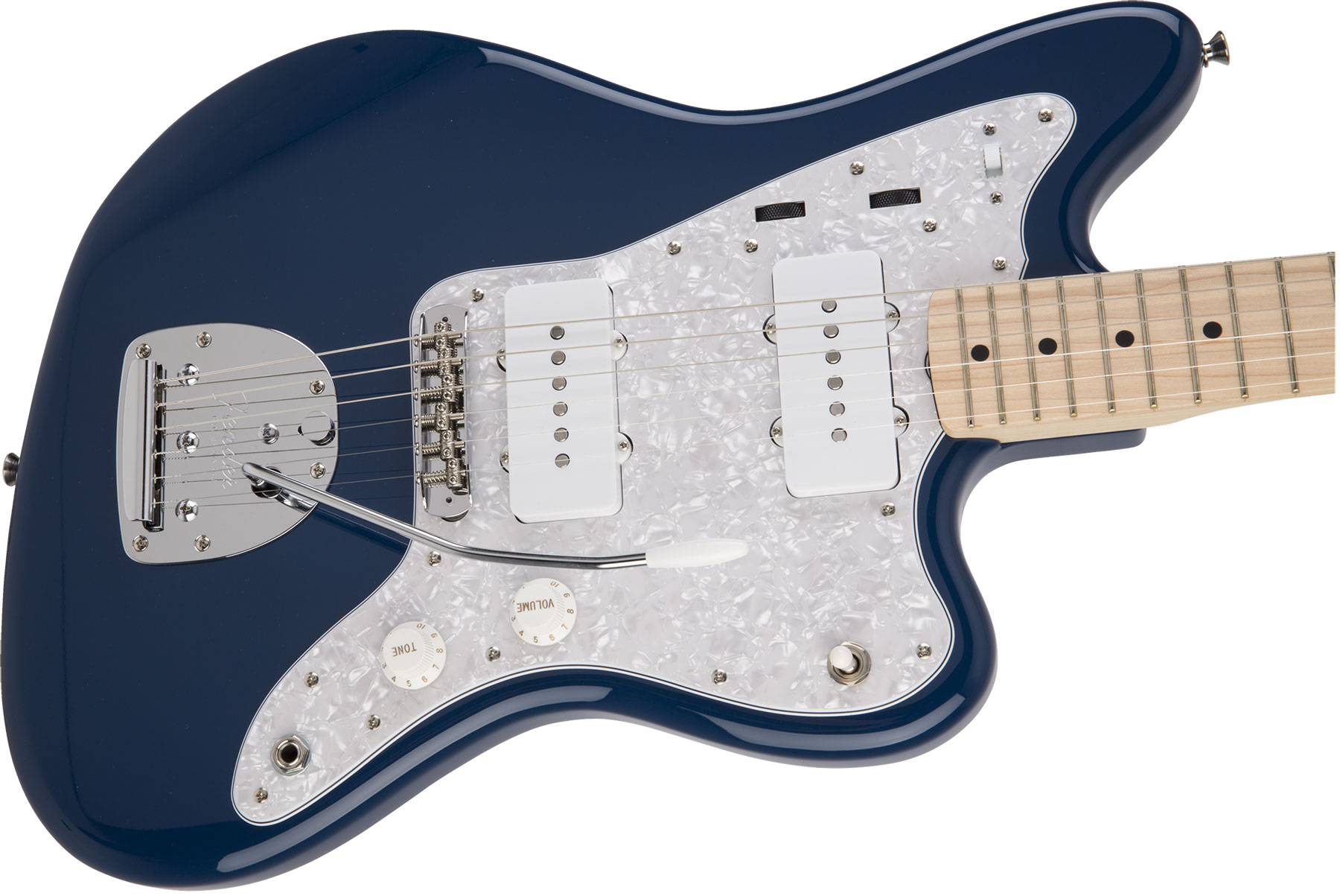 Fender Jazzmaster Hybrid Japon Mn - Indigo - Guitare Électrique RÉtro Rock - Variation 2