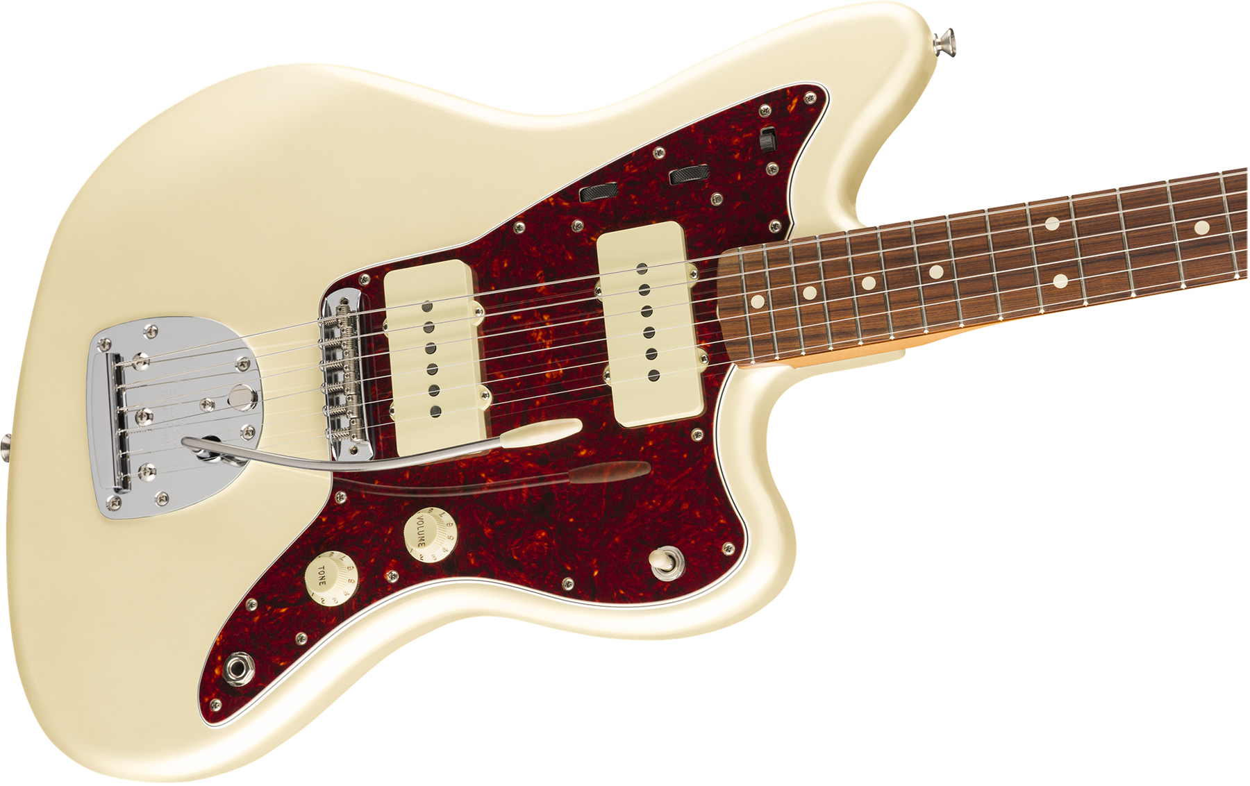 Fender Jazzmaster Vintera 60 Pf Mhc - Olympic White - Guitare Électrique RÉtro Rock - Variation 2