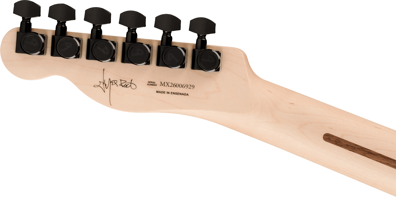 Fender Jim Root Tele Mex Ltd Signature 2h Ht Eb - Shoreline Gold - Guitare Électrique Signature - Variation 3