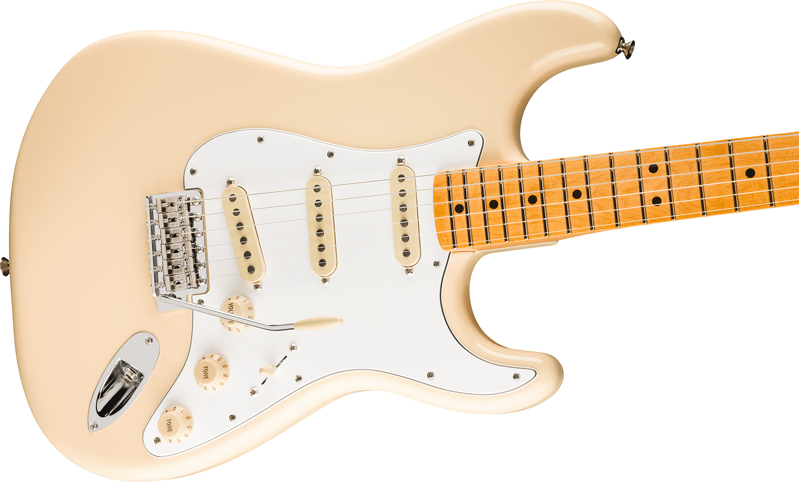 Fender Jimi Hendrix Strat Mex Signature 3s Trem Mn - Olympic White - Guitare Électrique Forme Str - Variation 8