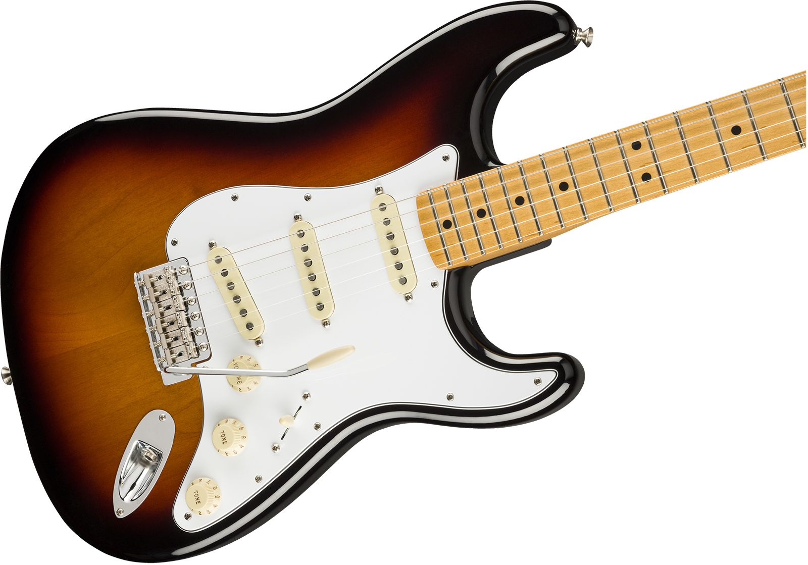 Fender Jimi Hendrix Strat Mex Signature 3s Trem Mn - 3-color Sunburst - Guitare Électrique Forme Str - Variation 2