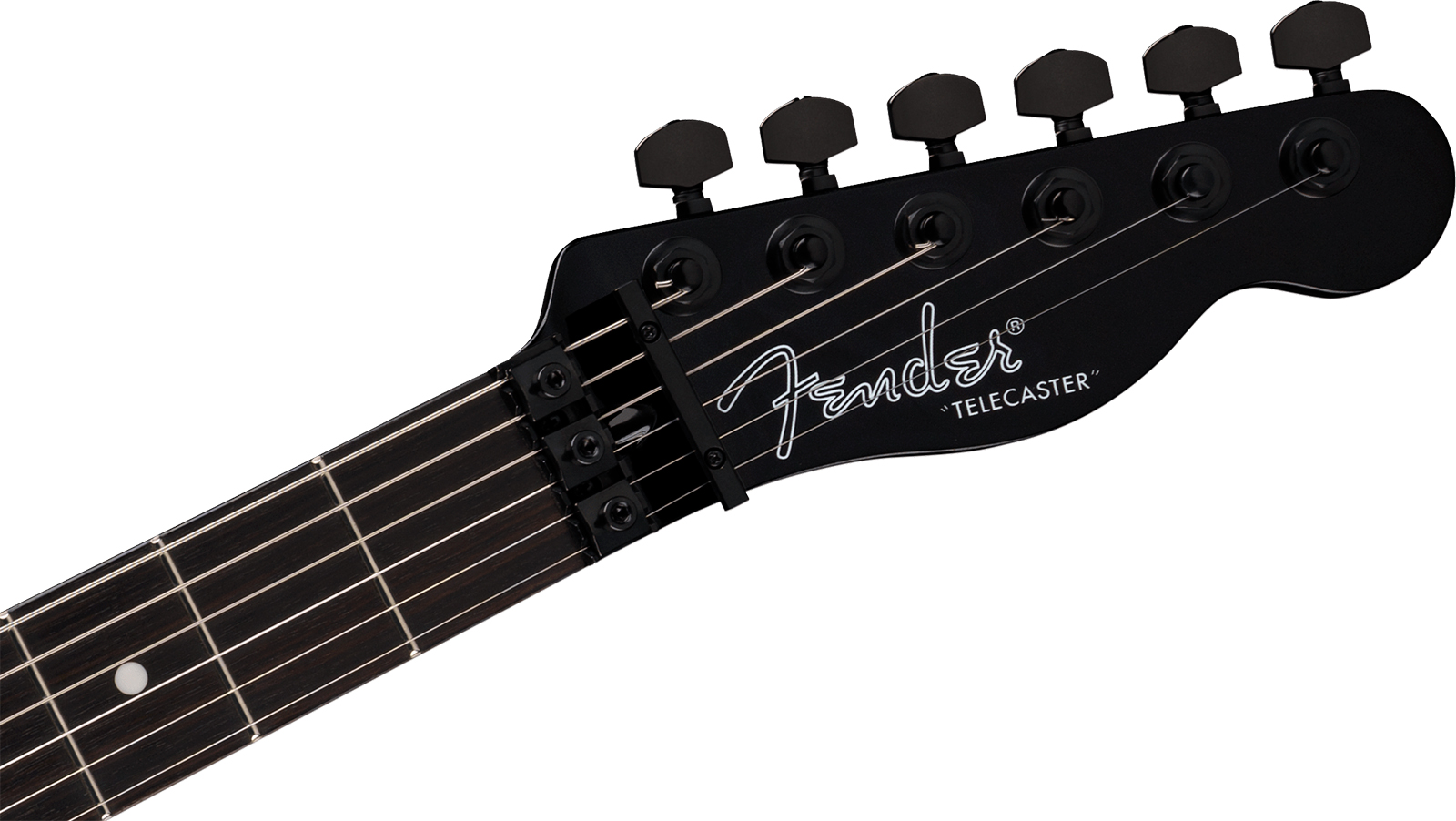 Fender John Five Tele Phantom Signature Ind 2h Dimarzio Fr Eb - Black - Guitare Électrique Signature - Variation 3