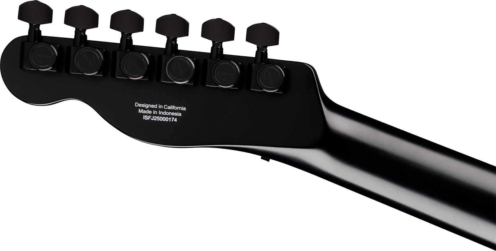 Fender John Five Tele Phantom Signature Ind 2h Dimarzio Fr Eb - Black - Guitare Électrique Signature - Variation 4