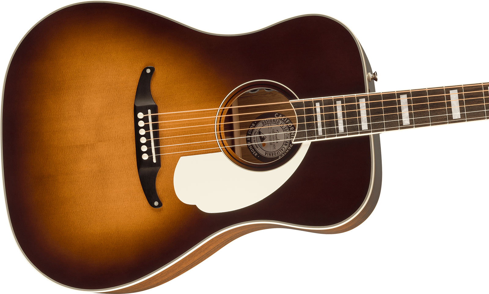 Fender King Vintage California Dreadnought Epicea Ovangkol Ova - Mojave - Guitare Electro Acoustique - Variation 2