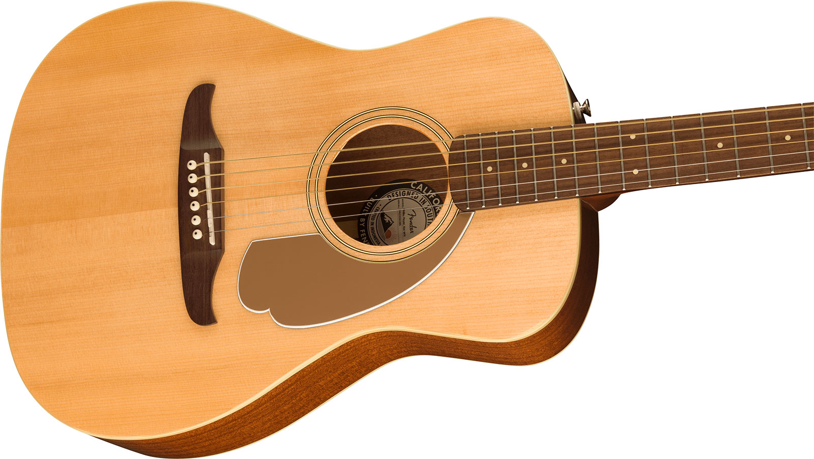 Fender Malibu Player 2023 Parlor Epicea Sapele Wal - Sunburst - Guitare Acoustique - Variation 2