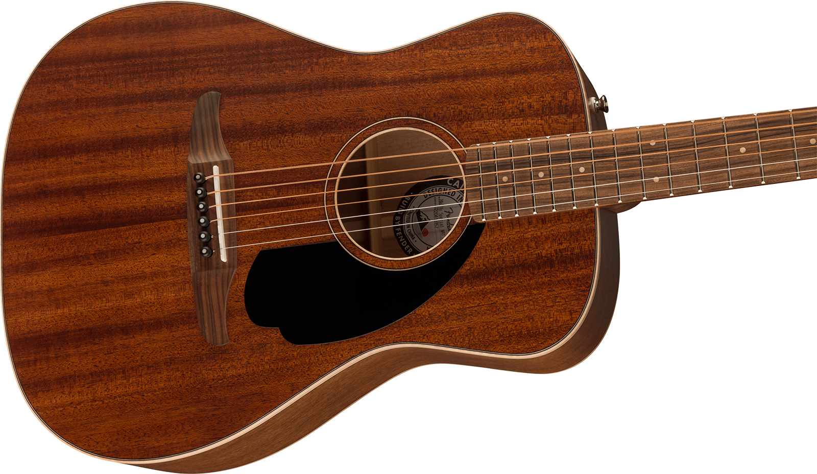 Fender Malibu Special California Parlor Tout Okoume Pf - Natural Satin - Guitare Electro Acoustique - Variation 2