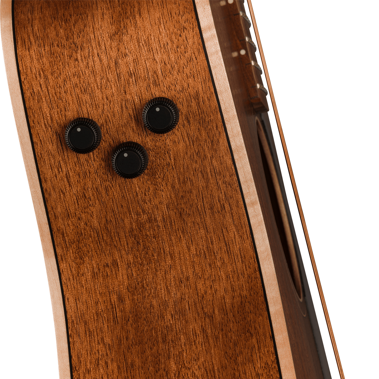 Fender Malibu Special California Parlor Tout Okoume Pf - Natural Satin - Guitare Electro Acoustique - Variation 3