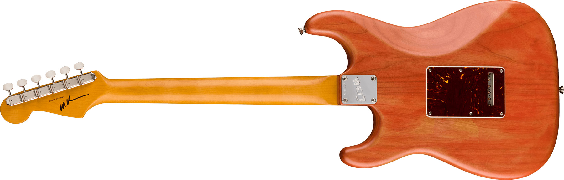 Fender Michael Landau Strat Coma Stories Usa Signature Hss Trem Rw - Coma Red - Guitare Électrique Forme Str - Variation 1