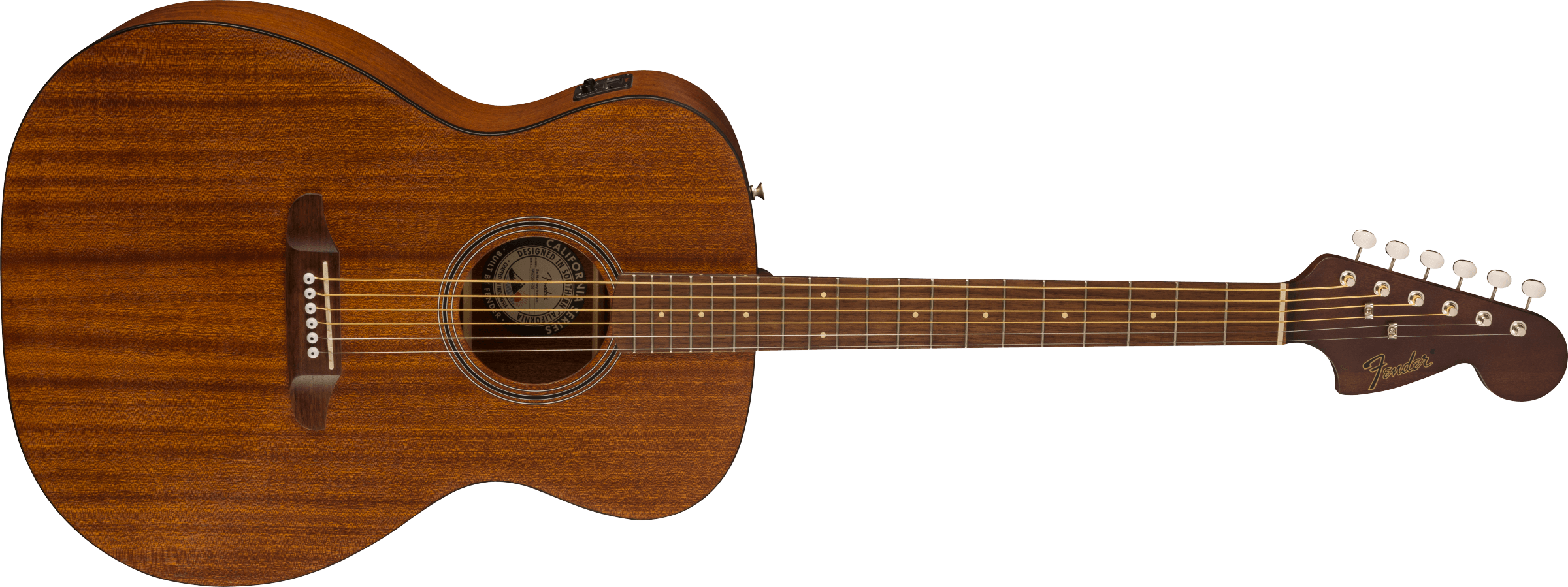 Fender Monterey Standard Sapelle Wal - Natural - Guitare Acoustique - Variation 1