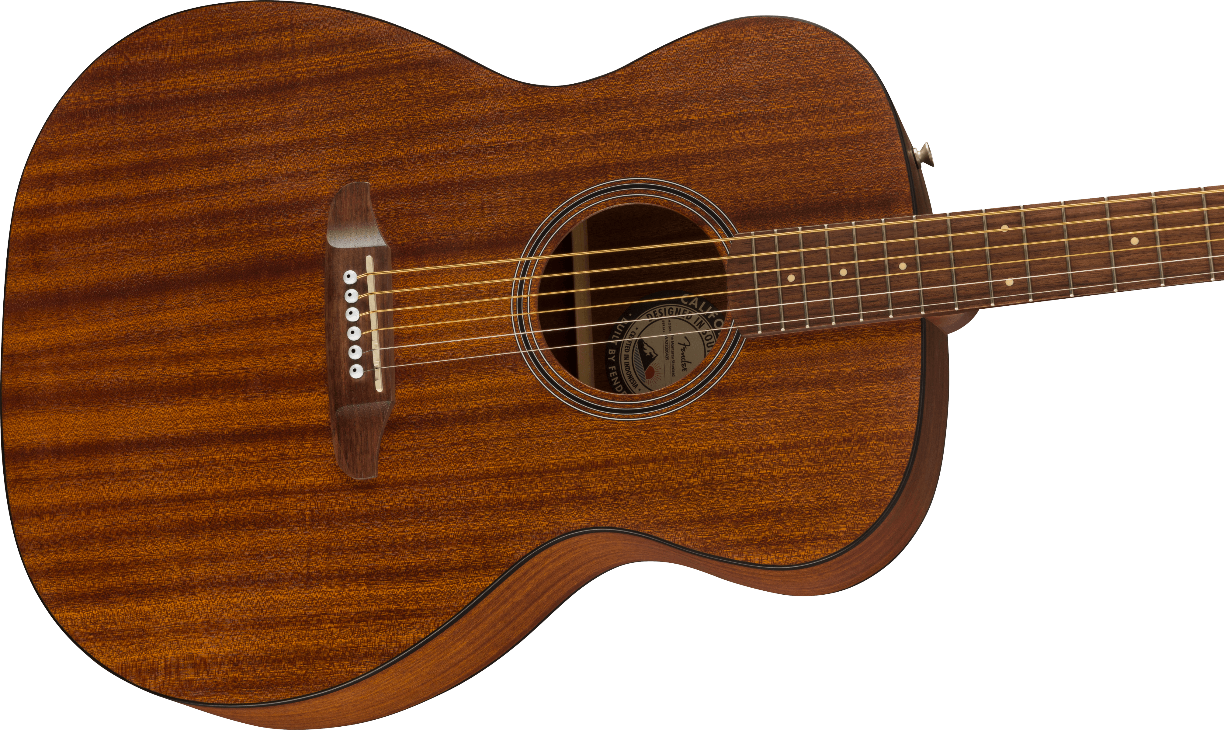 Fender Monterey Standard Sapelle Wal - Natural - Guitare Acoustique - Variation 2