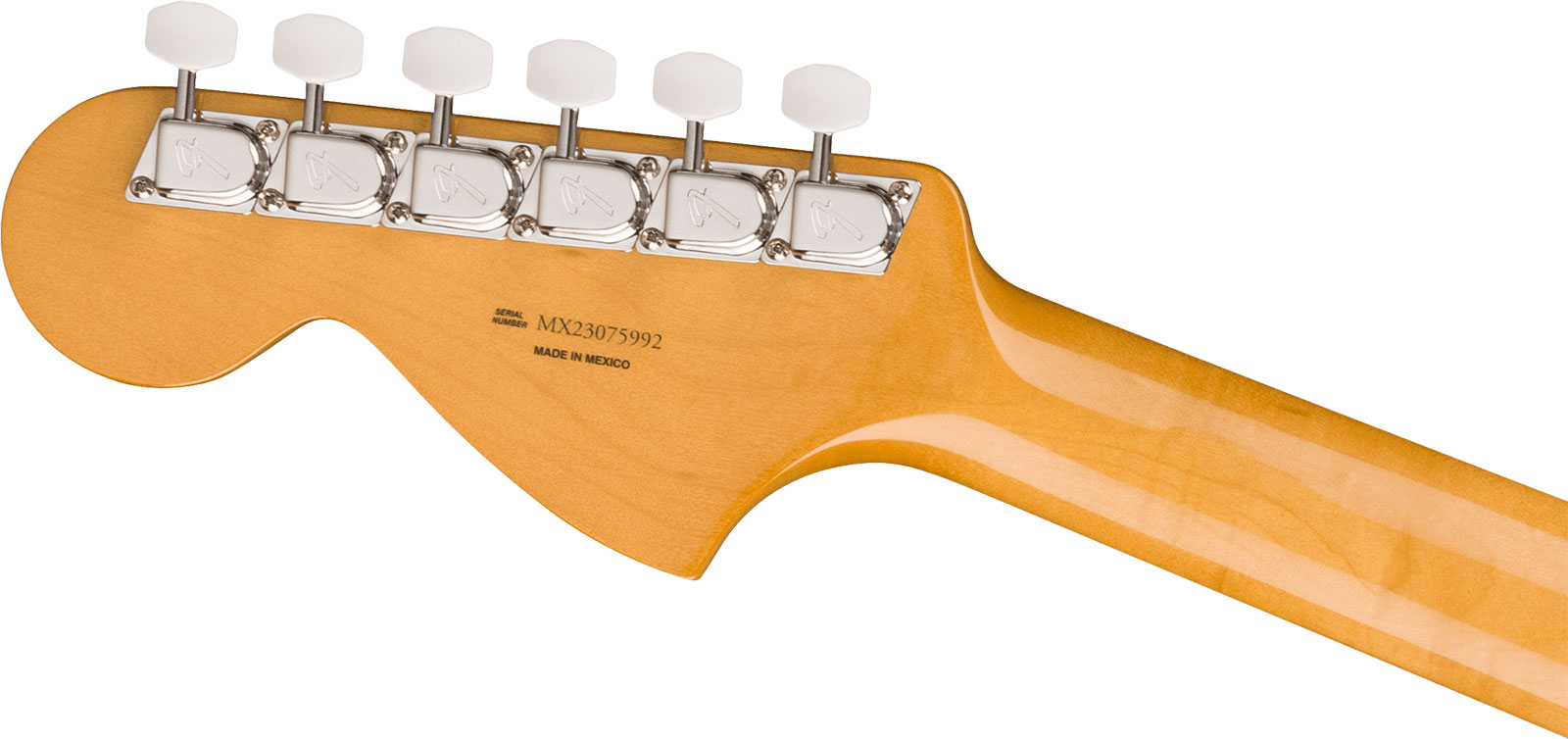 Fender Mustang 70s Competition Vintera 2 Mex 2s Trem Rw - Competition Orange - Guitare Électrique RÉtro Rock - Variation 3