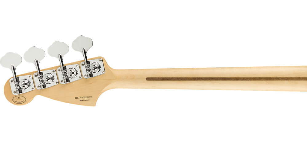Fender Mustang Bass Pj Player Ltd Mex Mn - Shell Pink - Basse Électrique Enfants - Variation 1