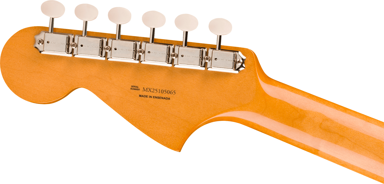 Fender Mustang Mid 60s Vintera 3 Mex Shsc 2s Trem Rw - Olympic White - Guitare Électrique RÉtro Rock - Variation 3