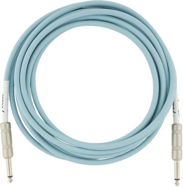 Fender Original Instrument Cable Droit/droit 10ft Daphne Blue - CÂble - Variation 1