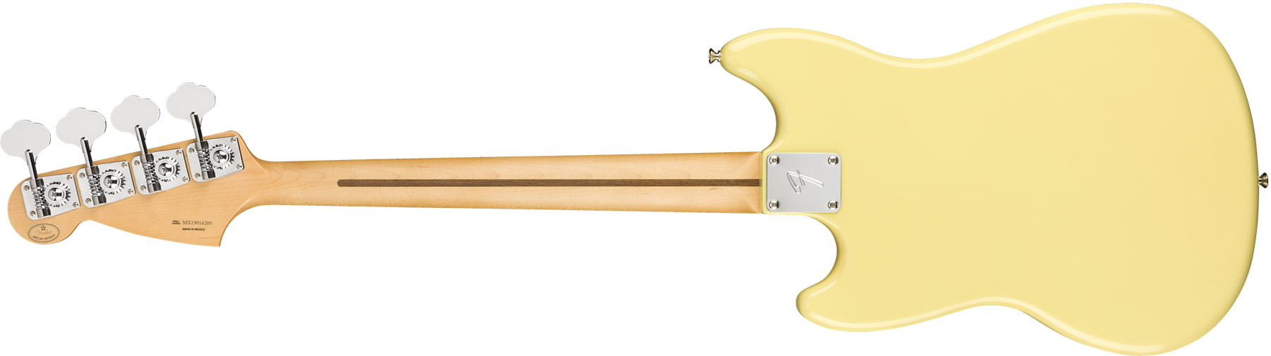 Fender Player Mustang Bass Pj Ltd Mex Mn - Canary - Basse Électrique Solid Body - Variation 1