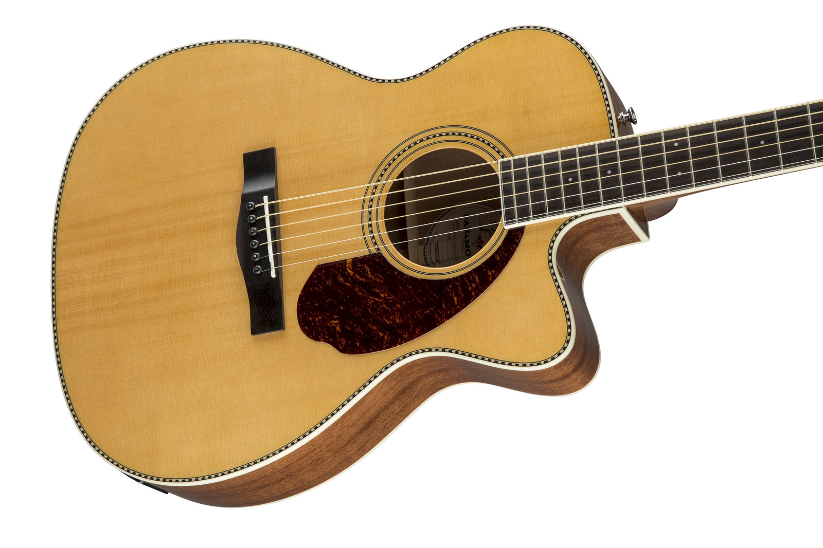 Fender Pm-3 Standard Paramount Triple-0 Cw Epicea Acajou 2017 - Natural - Guitare Electro Acoustique - Variation 2