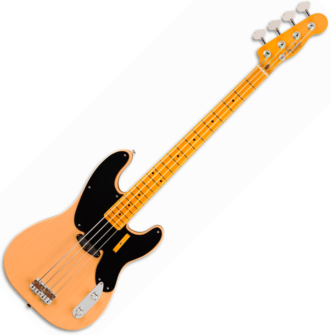 Fender Precision Bass 1951 American Vintage Ii 75th Ann. Usa Mn - Butterscotch Blonde - Basse Électrique Solid Body - Variation 1