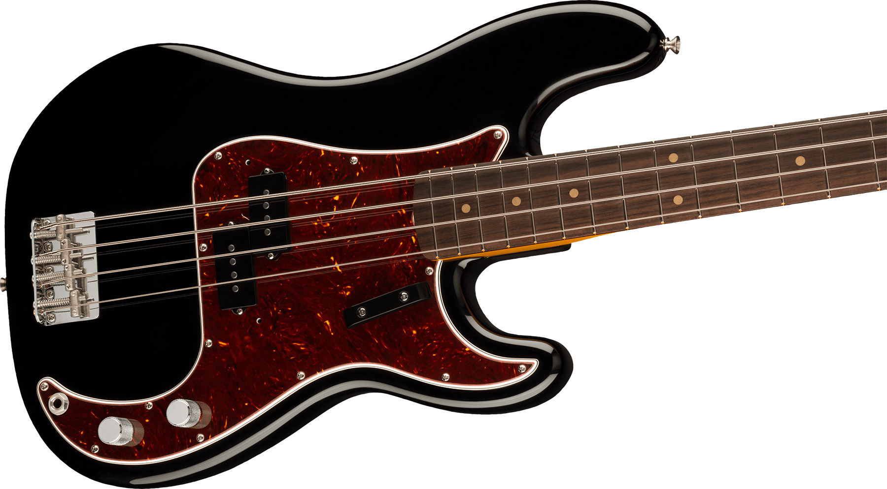 Fender Precision Bass 1960 American Vintage Ii Usa Rw - Black - Basse Électrique Solid Body - Variation 2