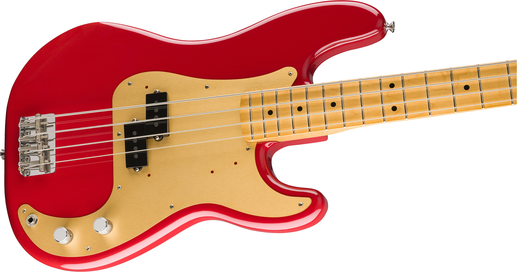 Fender Precision Bass 50s Vintera Vintage Mex Mn - Dakota Red - Basse Électrique Solid Body - Variation 2