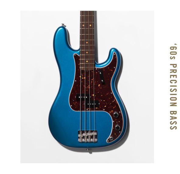 Fender Precision Bass '60s American Original Usa Rw - Lake Placid Blue - Basse Électrique Solid Body - Variation 4