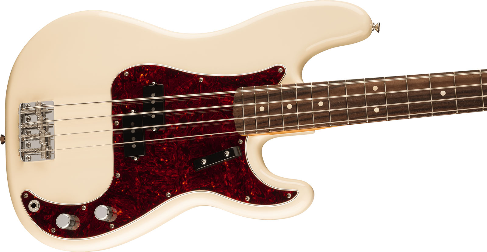 Fender Precision Bass 60s Vintera Ii Mex Rw - Olympic White - Basse Électrique Solid Body - Variation 2