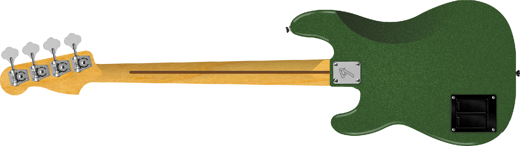 Fender Precision Bass Active Player Ii Modified Mex Rw - Harvest Green Metallic - Basse Électrique Solid Body - Variation 1