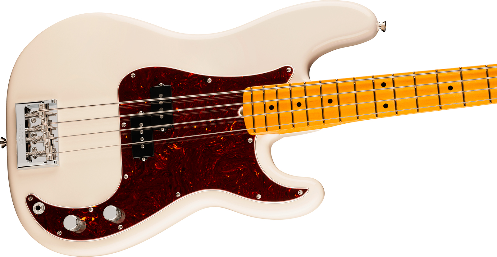 Fender Precision Bass American Pro. Usa Mn - Olympic White - Basse Électrique Solid Body - Variation 2