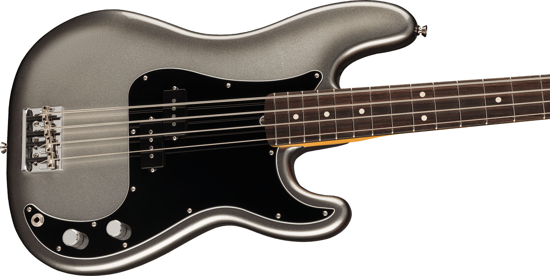 Fender Precision Bass American Professional Ii Usa Rw - Mercury - Basse Électrique Solid Body - Variation 2