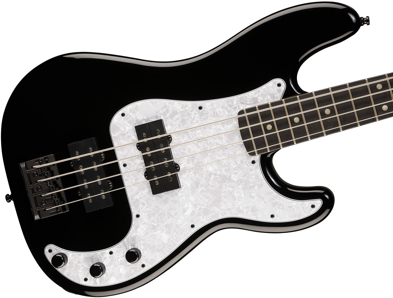 Fender Precision Bass Hh Player Fusion Ltd 2h Eb - Black - Basse Électrique Solid Body - Variation 2