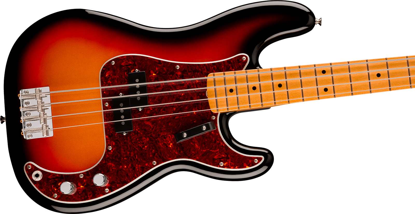 Fender Precision Bass Late 60s Vintera 3 Mex Mn - 3-color Sunburst - Basse Électrique Solid Body - Variation 2