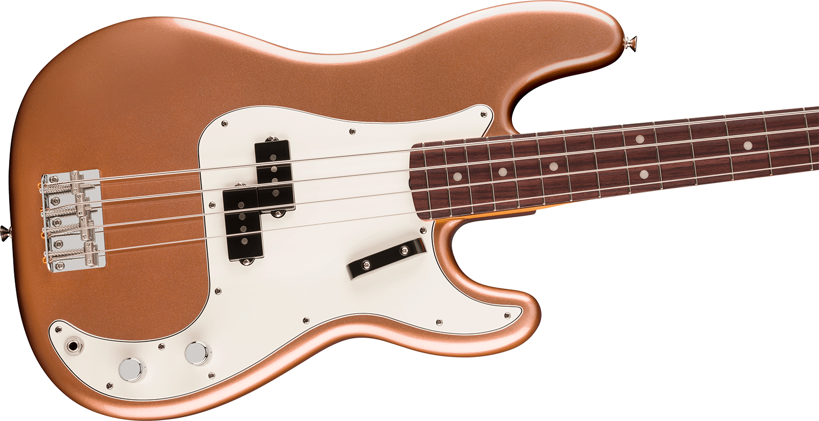 Fender Precision Bass Late 60s Vintera 3 Mex Rw - Firemist Gold - Basse Électrique Solid Body - Variation 2